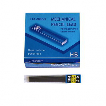 Купить Грифели для механических карандашей НВ,0,7мм оптом